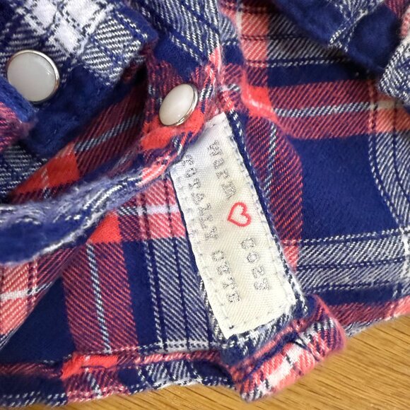 Bundle of 2 Carters Baby Girl Plaid Long Sleeve Tops size 24 months - Picture 3 of 13